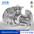 ANSI 150 CF8 ISO5211 2PC Flange Ball valve